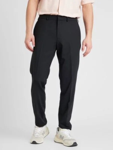 S.Oliver BLACK LABEL Pantaloni cu dungă negru