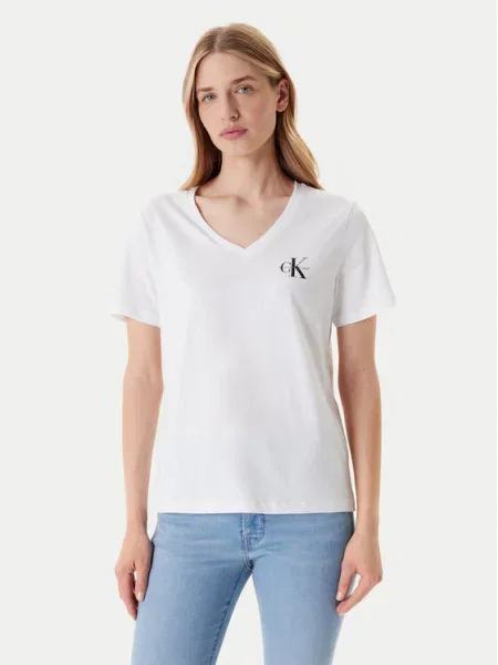 Τζιν πουκάμισο Calvin Klein Jeans ροζ