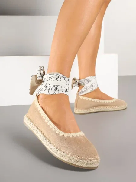 Espadrile Lortevia închis bej