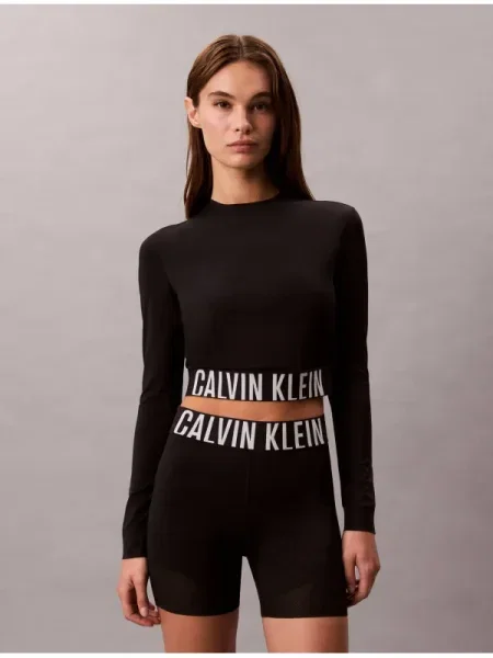 Calvin Klein Performance Bluză | Cropped Fit negru