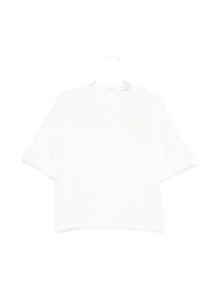 Koszulka Iro tweedowa biała