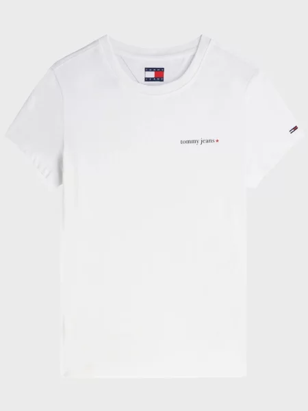 Футболка Tommy Jeans з лого біла
