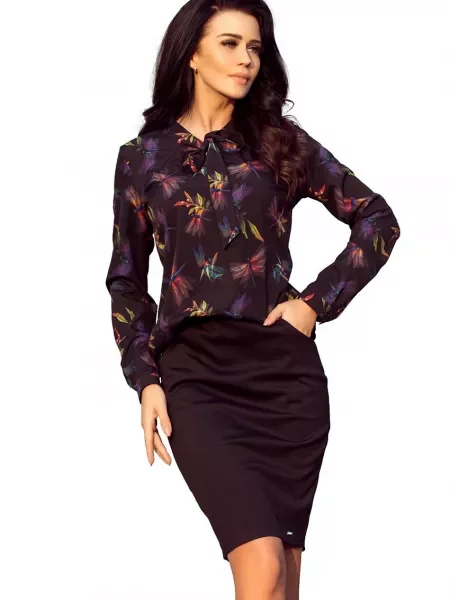 Блуза Numoco черно