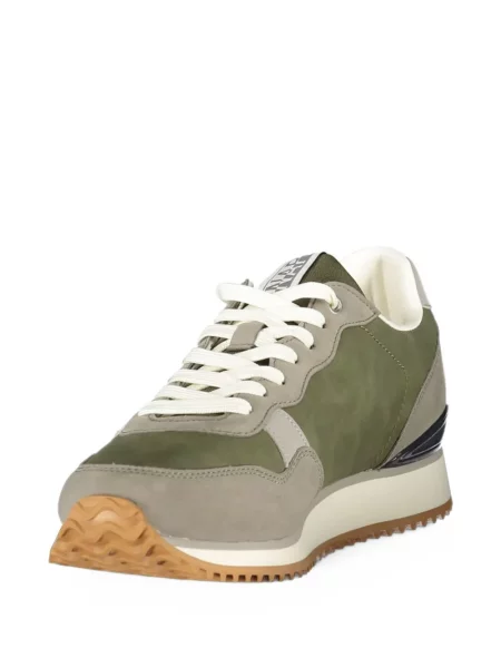 Sneakerși Napapijri cu imagine verde