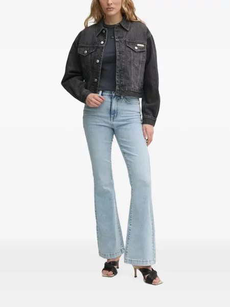 Blugi evazați Dkny evazate albastru