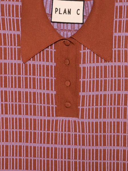 Polo Plan C cu dungi roșu