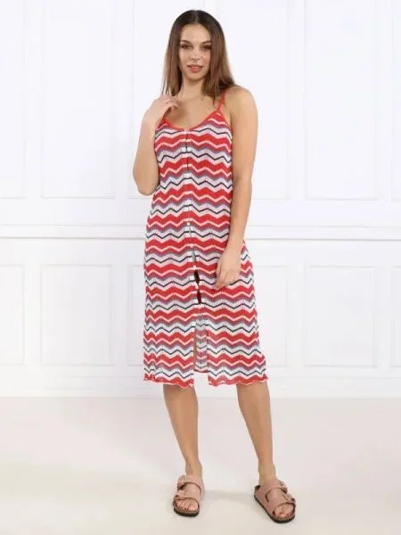 Pepe Jeans London Rochie FRIDA | cu adaos de in roșu