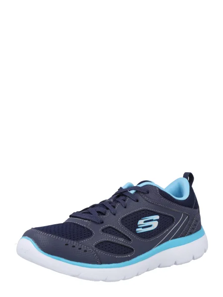 Sneakerși Skechers albastru