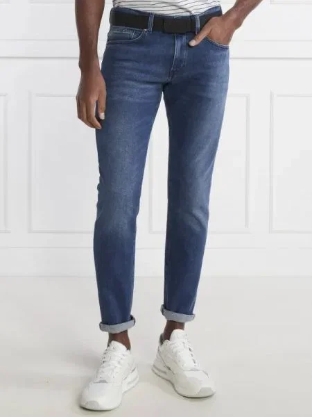 BOSS BLACK Blugi Delaware negru