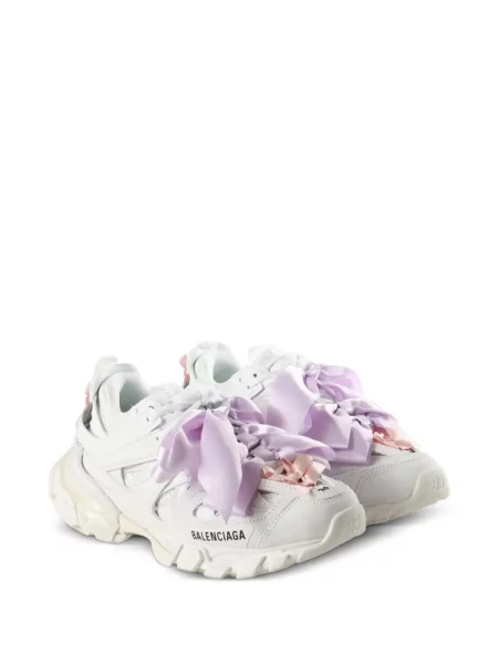 Trčanje tenisice za trčanje Balenciaga Track s mašnom bijela