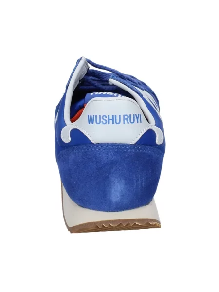 Sneakersy Wushu Ruyi zamszowe niebieskie