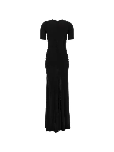 Rochie maxi Victoria Beckham cu volane negru