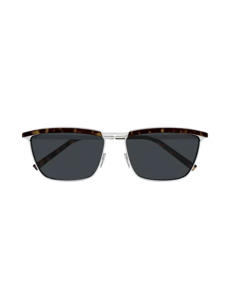Okulary przeciwsłoneczne Saint Laurent brązowe