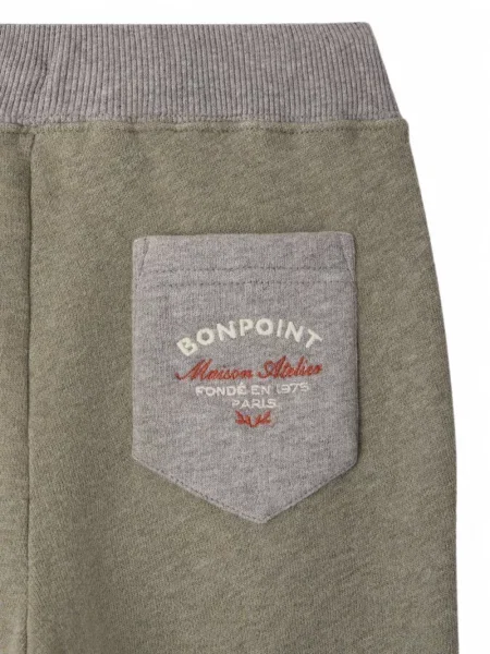 Spodnie dziecięce Bonpoint zielone