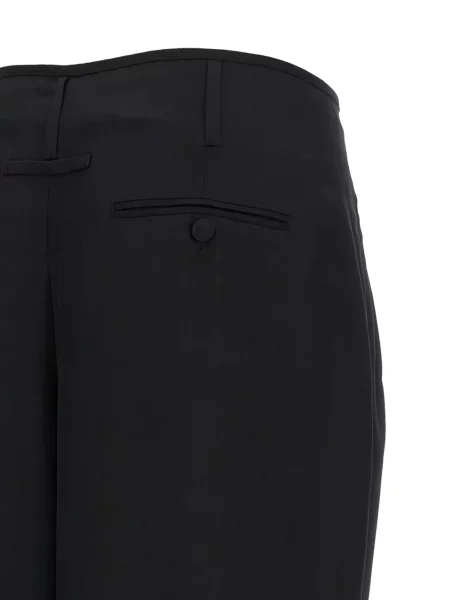 Pantaloni Darkpark plisate negru