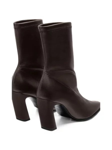 Cizme scurte Stuart Weitzman stretch maro