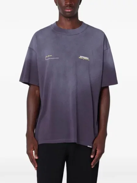 Tricou Represent cu autograf violet
