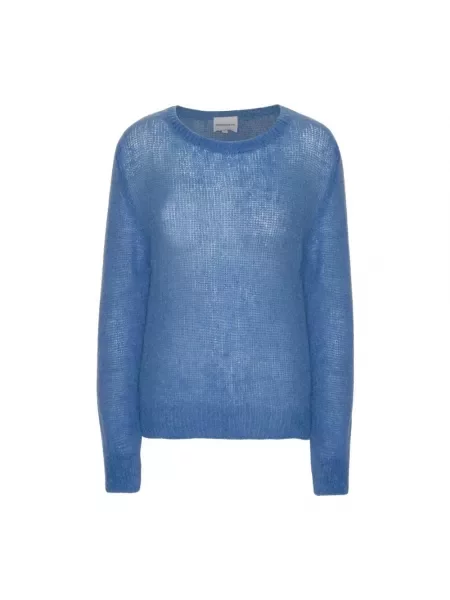 Sweter American Dreams wełniany niebieski