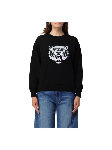 Sweter Kenzo w tygrysie prążki czarny