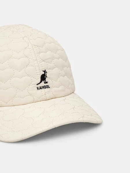 Кепка Kangol FUN PUFF BASEBALL з аплікацією бежевий