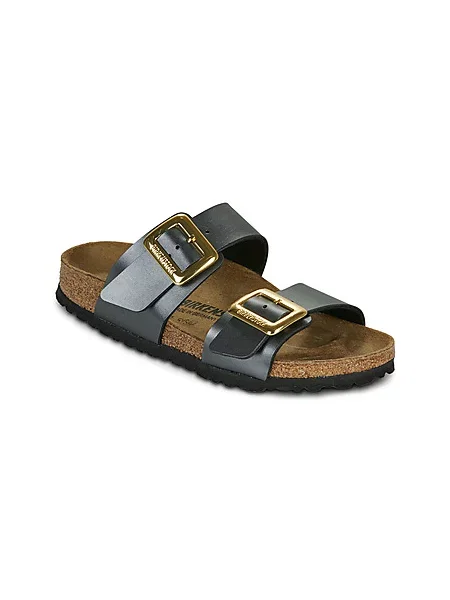 Birkenstock Natikači Sydney Cushion Buckle črna