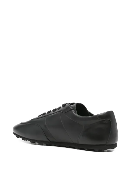 Sneakerși Marni cu șireturi din piele negru