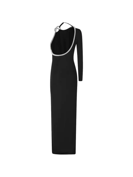 Rochie maxi Alessandro Legora cu un umăr gol negru