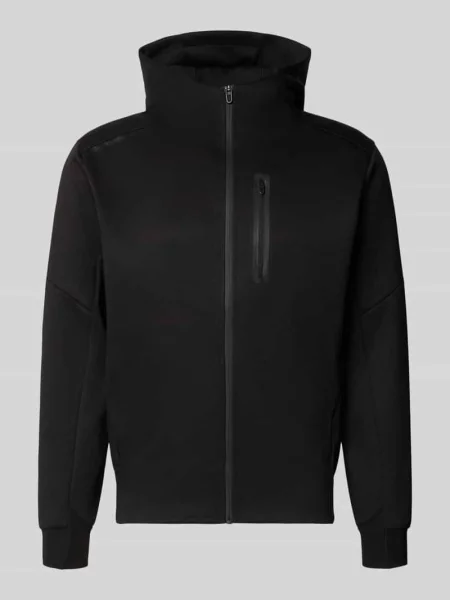 Bluza rozpinana z zamkiem błyskawicznym model COFUSION' Jack & Jones czarna