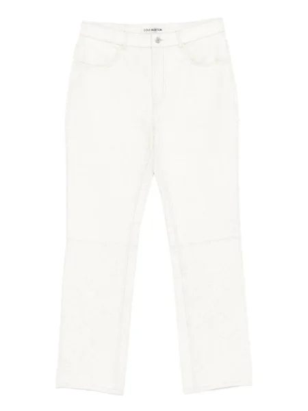 Pantaloni Cole Buxton alb