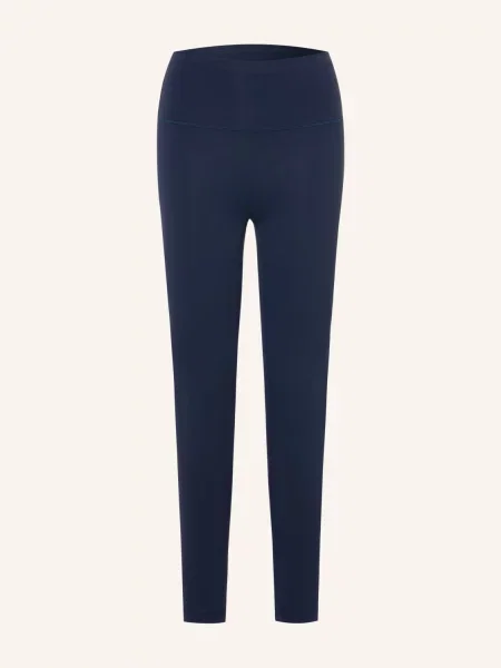 Lululemon Legginsy Wunder Train No Line Hr Tight blau granatowe
