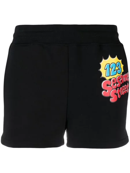Pantaloni scurți Moschino streetstyle negru