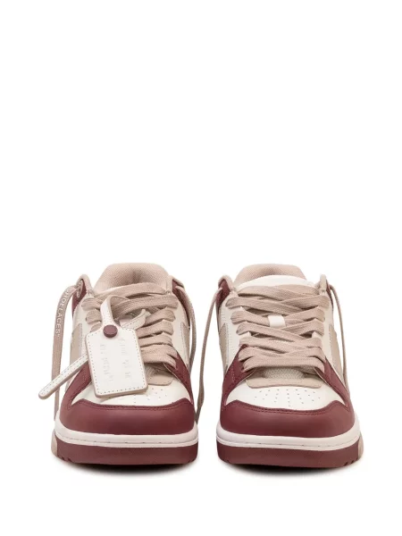 Sneakerși Off-white business alb