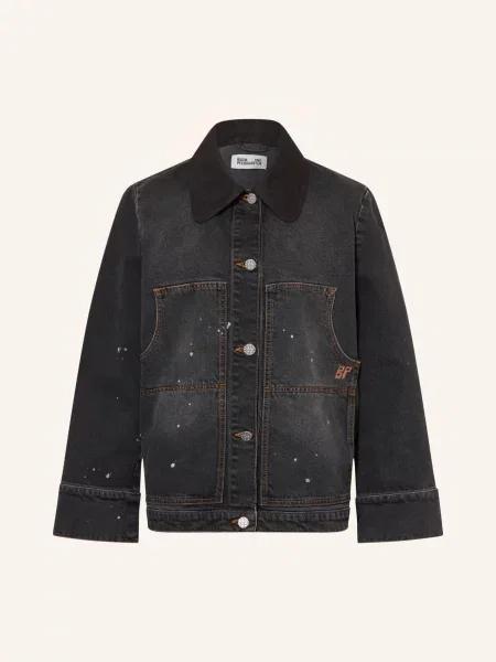 Baum Und Pferdgarten Džínová Bunda Benilda black washed denim černá