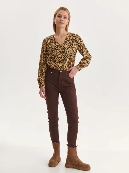 Cămașă Top Secret cu mâneci lungi negru