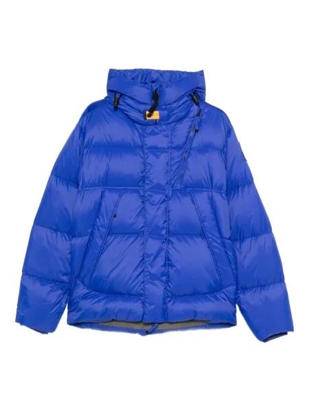 Geacă cu puf Parajumpers cu glugă albastru
