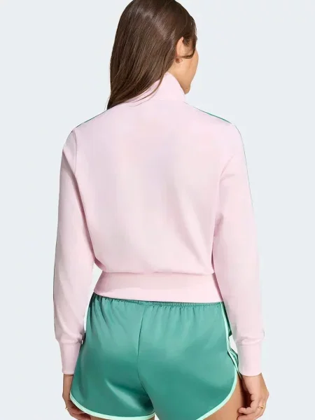 Adidas Originals mikina s kapucňou dámska Firebird Classic ružová