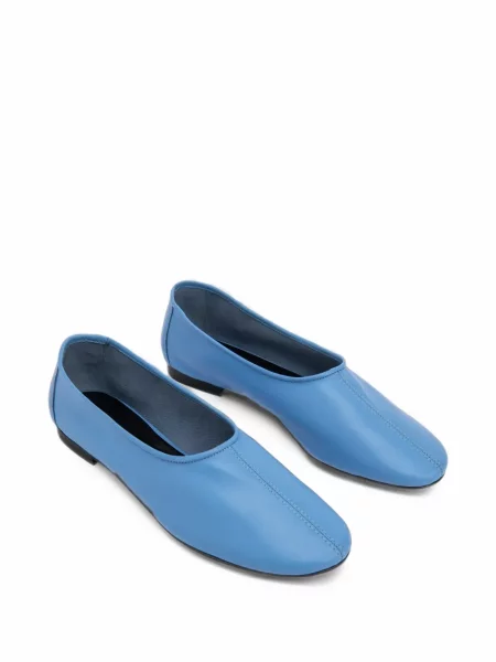 Balerini By Far din piele albastru