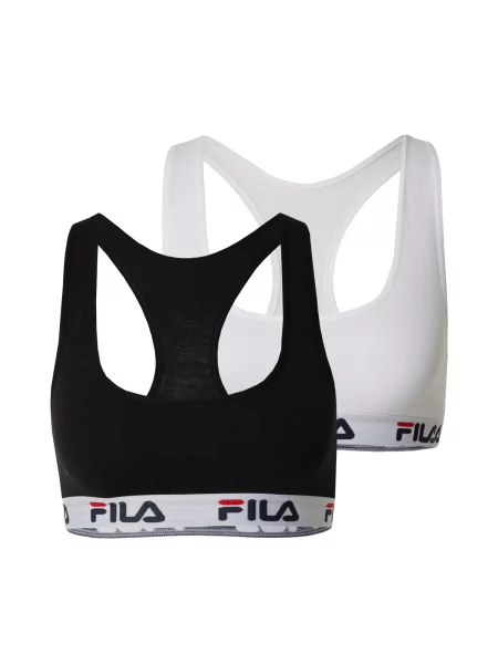 FILA Sutien albastru marin / roșu / negru alb