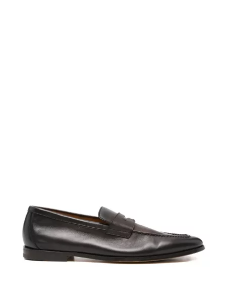 Pantofi loafer Doucal's din piele maro