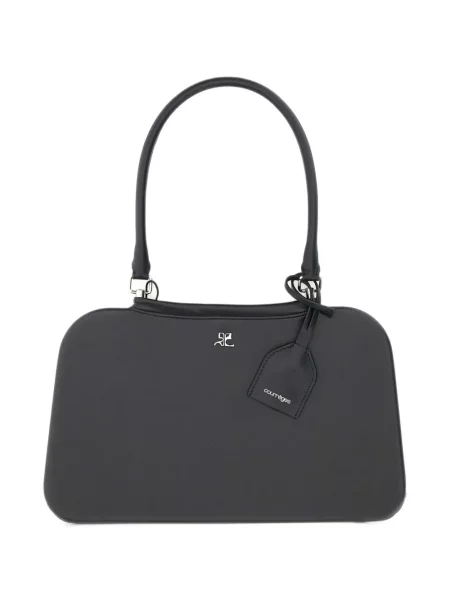 Geantă Courreges din piele negru