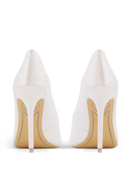 Pantofi cu toc Sophia Webster cu perle alb