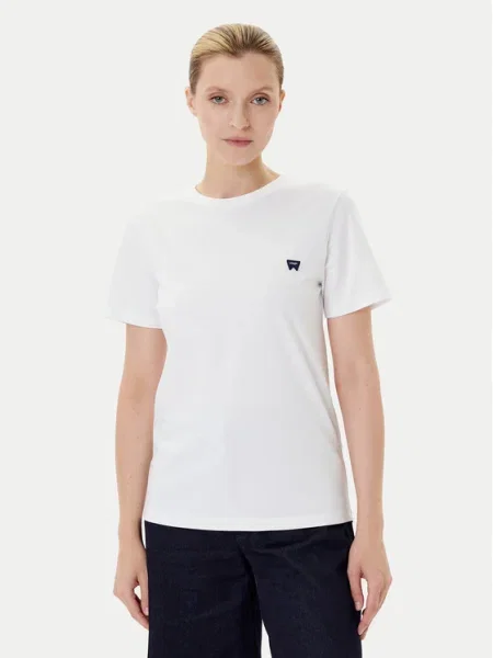 WRANGLER Tricou SIGN_OFF' alb