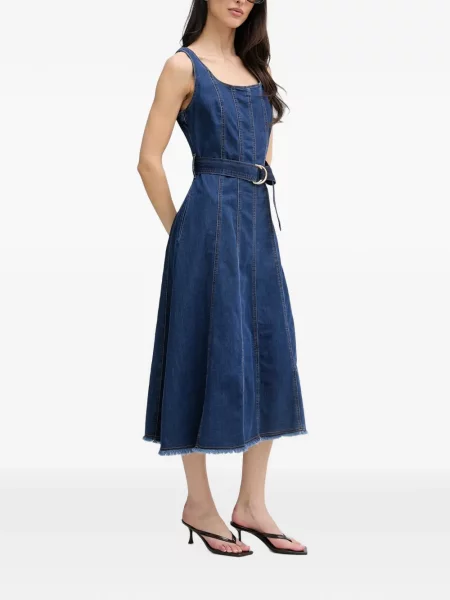 Cu centură rochie midi Joseph Ribkoff albastru
