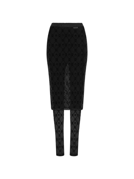 Pantaloni Marine Serre plasă negru