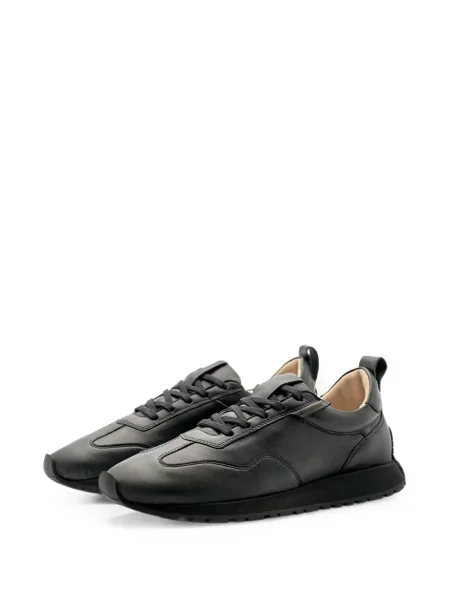 Sneakerși Lottusse din piele negru
