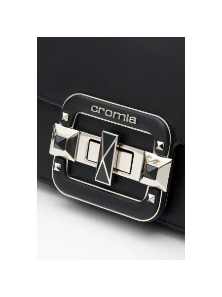 Шкіряна сумка Cromia чорна