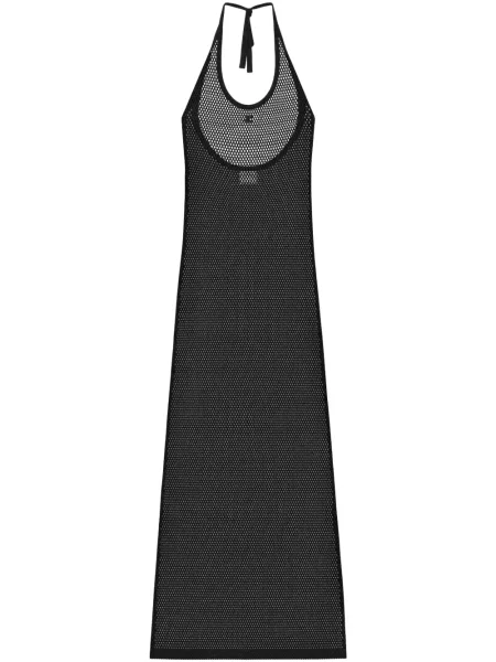 Sukienka midi Courreges do kolan garniturowa czarna