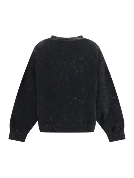 Bluza Ganni typu teddy czarna