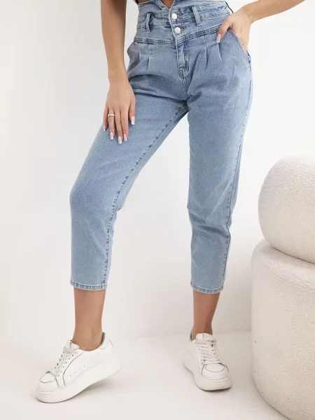 Jeansy Kesi Włoski białe