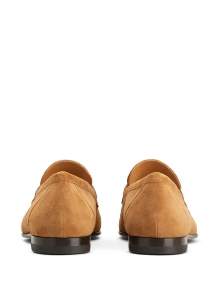 Pantofi loafer Tod's din piele de căprioară maro